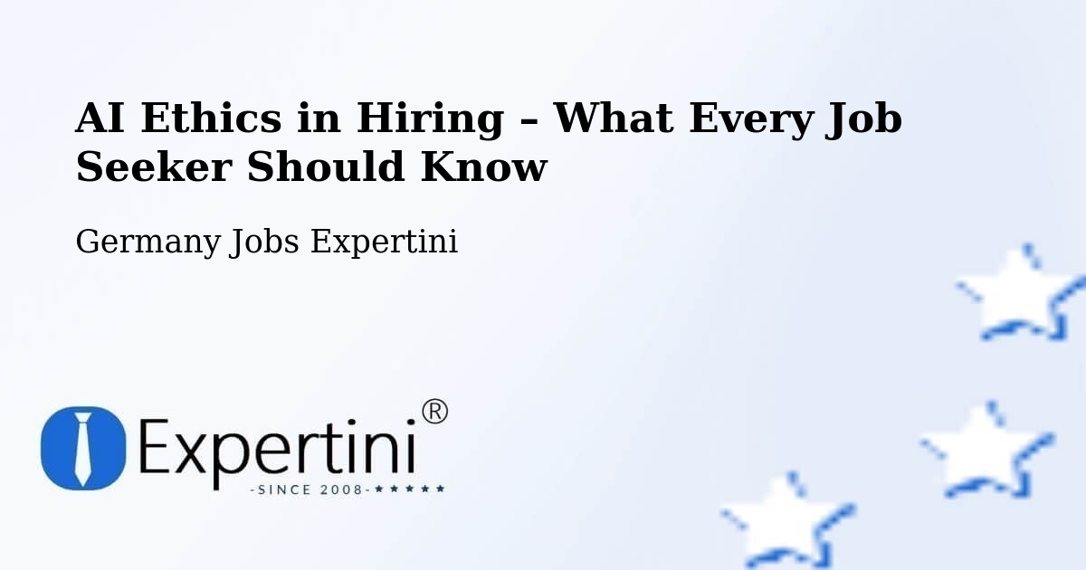 AI Ethics in Recruitment & Hiring – Lingen - Lingen, Germany Jobs Expertini