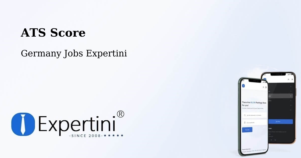 Resume ATS Score & Job Description Match Tool – Lingen - Germany Jobs Expertini