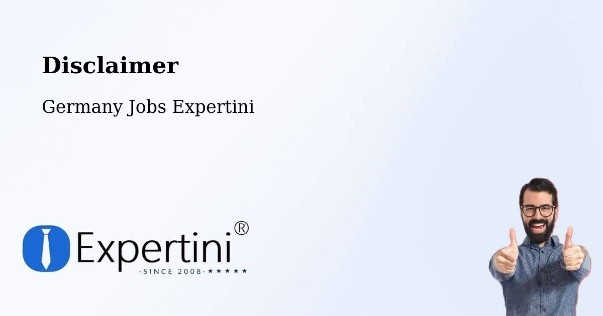 Disclaimer – Lingen - Germany Jobs Expertini