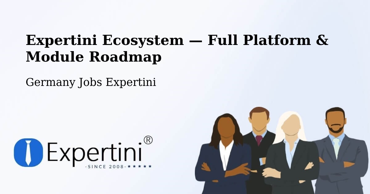 Expertini Ecosystem — Full Platform & Module Roadmap – Lingen