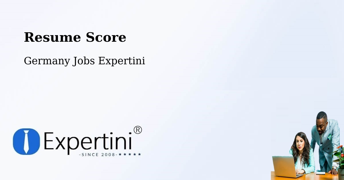 Resume Score & Job Description Match Tool – Lingen - Germany Jobs Expertini