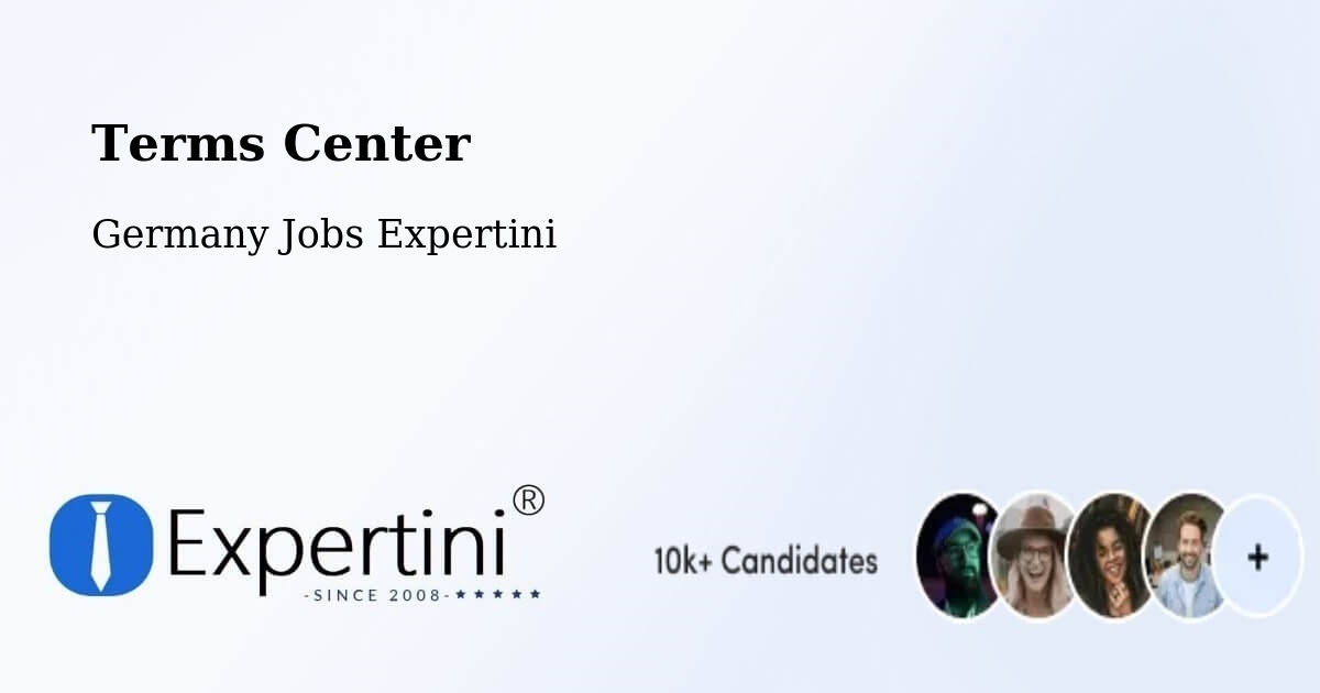 Terms of Service – Lingen - Germany Jobs Expertini